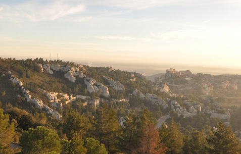 Vue des Alpilles - photo : rhinoferos